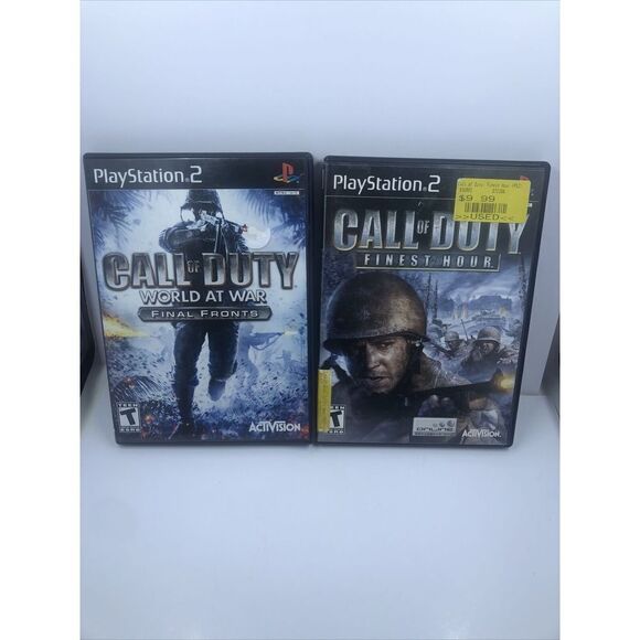 Call of Duty: Finest Hour - Sony PlayStation 2, And Call Of Duty World At War - Picture 2 of 10